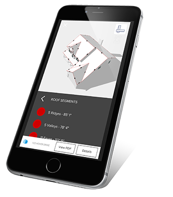 Mobile phone showing example of Beacon 3D+